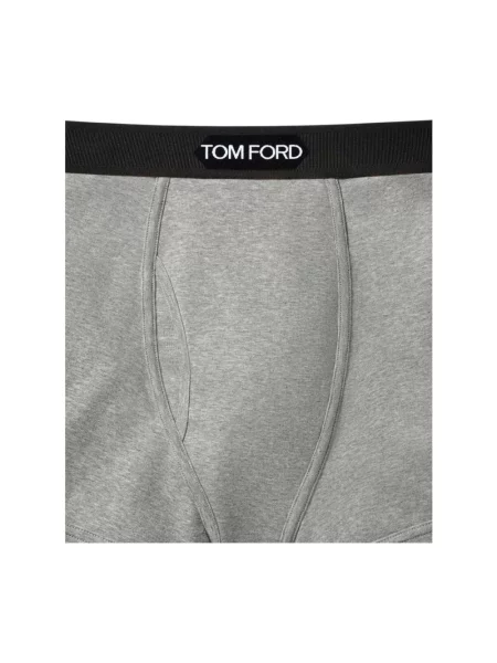Bokserki Tom Ford z logo szare