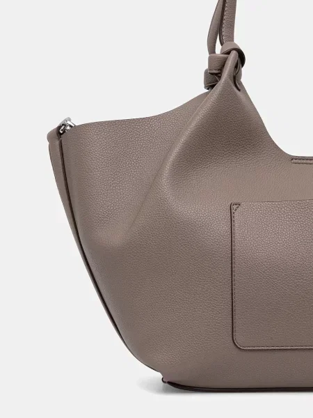 Műbőr shopper táska Dkny bézs