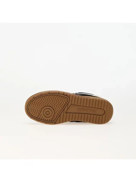 Sneakers Palm Angels Kids Palm Beach University Leather Black White EUR 36 fehér