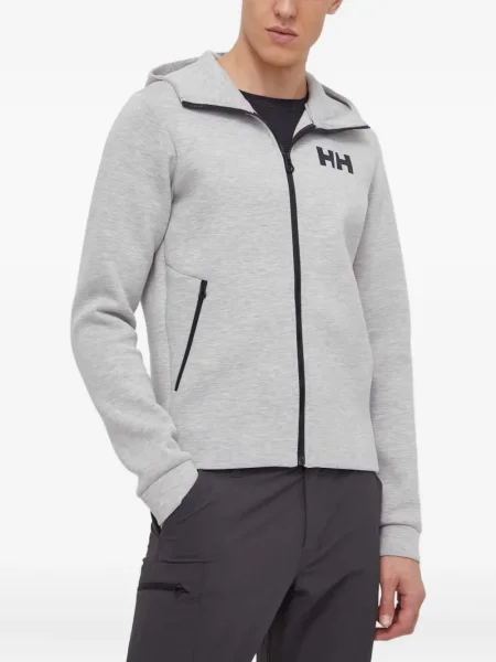 Hanorac cu glugă Helly Hansen cu glugă gri
