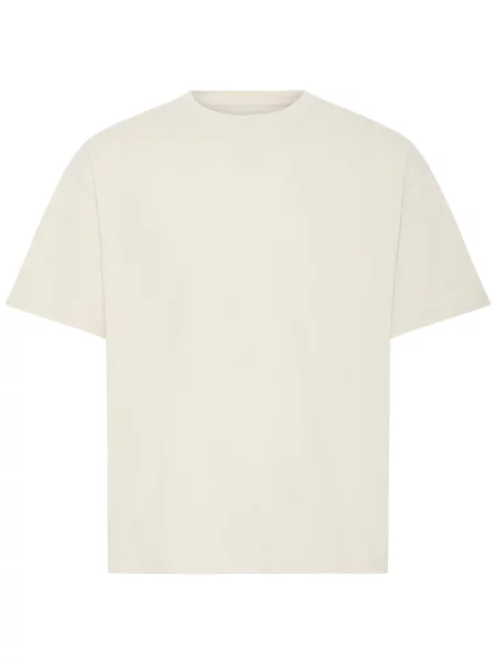 !Solid Tricou SDWITTLE crem / ciocolatiu / închis maro