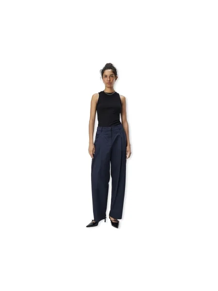 Pantaloni Object albastru