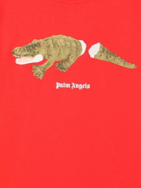 Koszulka dziecięca Palm Angels czerwona