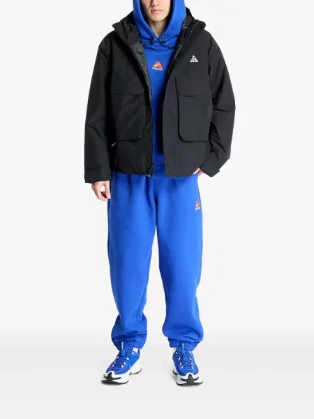 Decupat boxeri Nike cu autograf din fleece negru