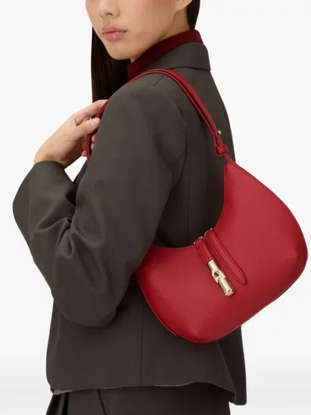 Geanta de piele Furla din piele roșu