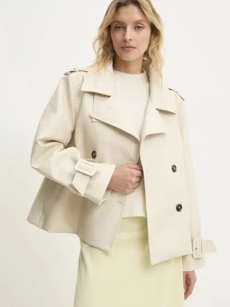 Answear Lab kurtka przejściowa beżowy