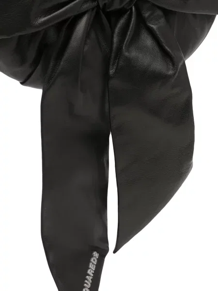 Geanta hobo Dsquared2 cu funde negru
