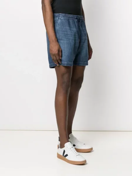 Džínové šortky Polo Ralph Lauren s výšivkou modré