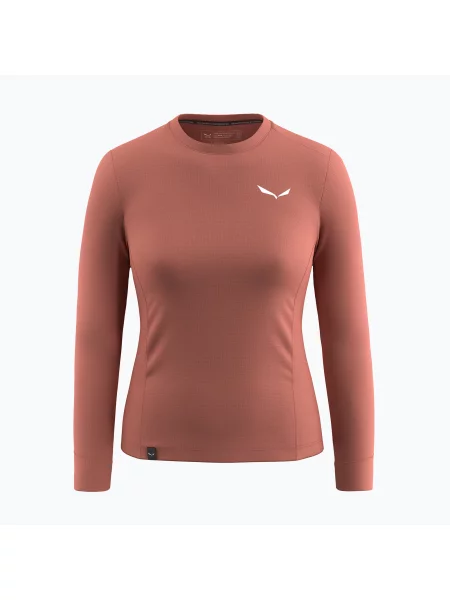 Longsleeve trekkingowy Salewa Puez Dry etruscan red czerwony