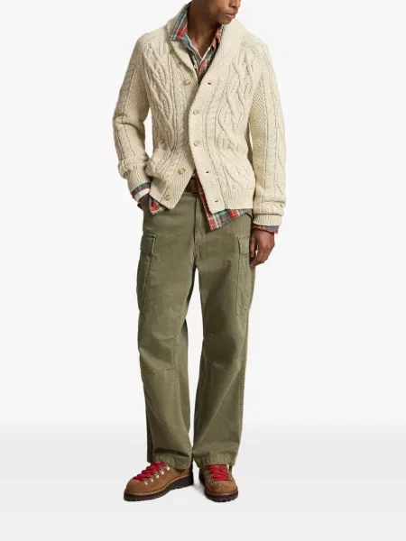 Șosete Polo Ralph Lauren cu model herringbone cu broderie plasă albastru