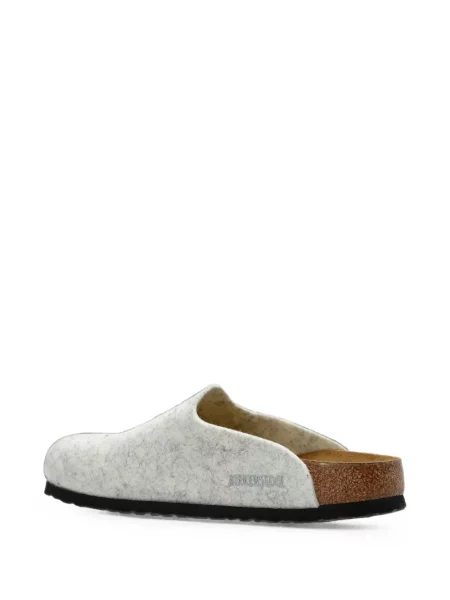 Papuci tip mules Birkenstock gri