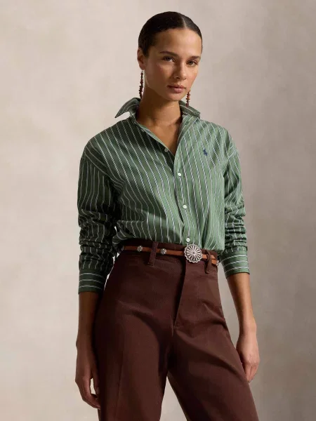 POLO RALPH LAUREN Cămașă | Relaxed fit verde