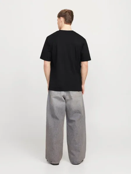 JACK & JONES Tričko JORVESTERBRO azúrová / kaki biela čierna