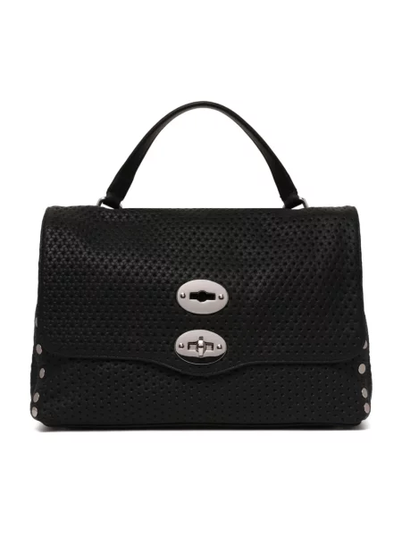 Torebka skórzana Zanellato czarna