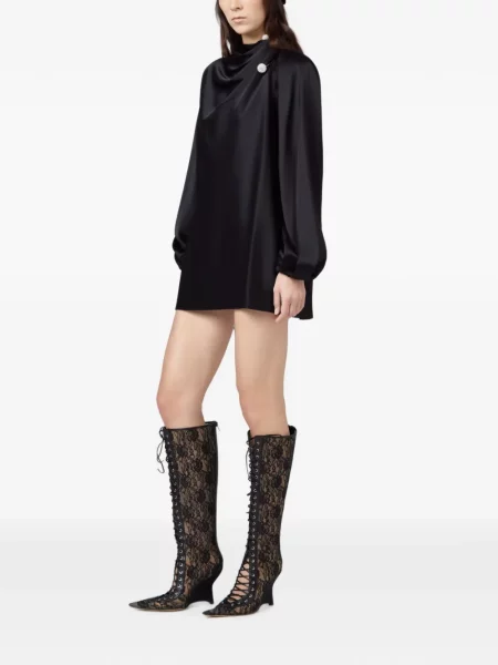 Rochie mini Giuseppe Di Morabito drapată negru