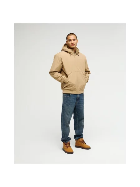 Kurtka z kapturem Quiksilver Brooks 3K khaki XS beżowy