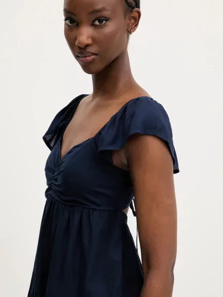 Majica Hollister Co. mornarsko modra