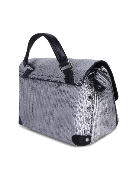 Torebka Zanellato skórzana szara