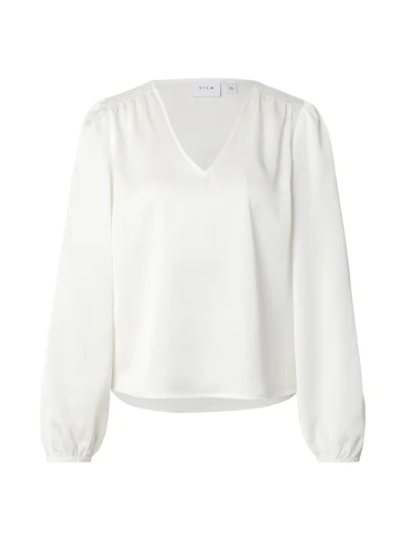 VILA Bluză VIELLETTE' alb