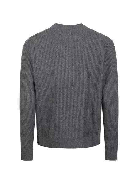 Pulover Maison Kitsune gri