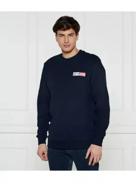 Tommy Jeans Pulóver kék