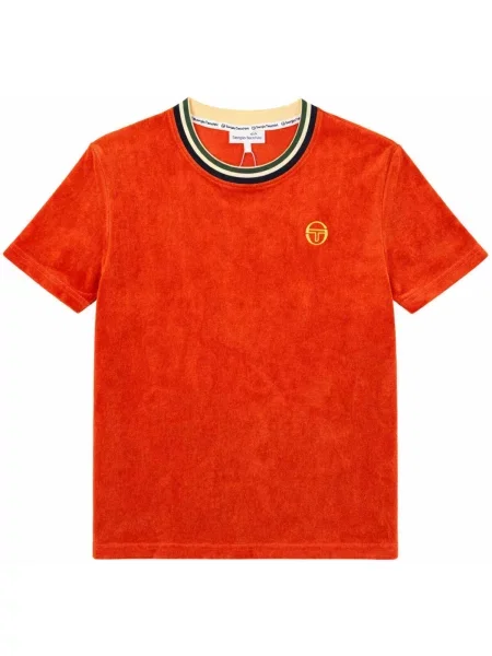 Tricou Sergio Tacchini din velur portocaliu