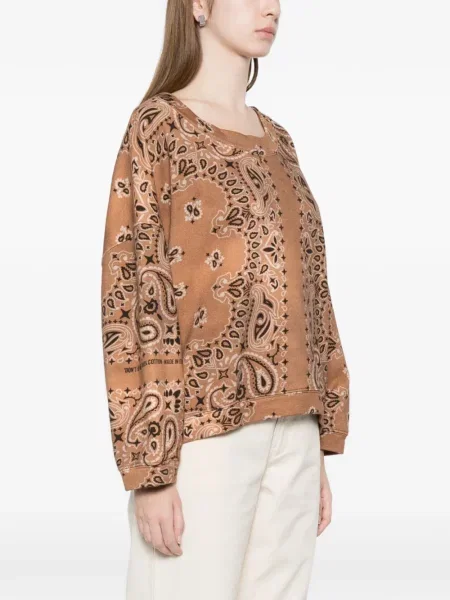 Φούτερ Don't @ Me με σχέδιο paisley