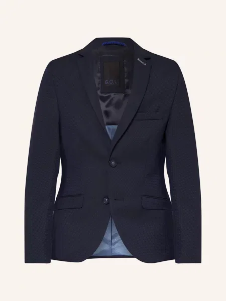 G.O.L. Finest Collection Oblekové Sako Super Slim Fit modrá
