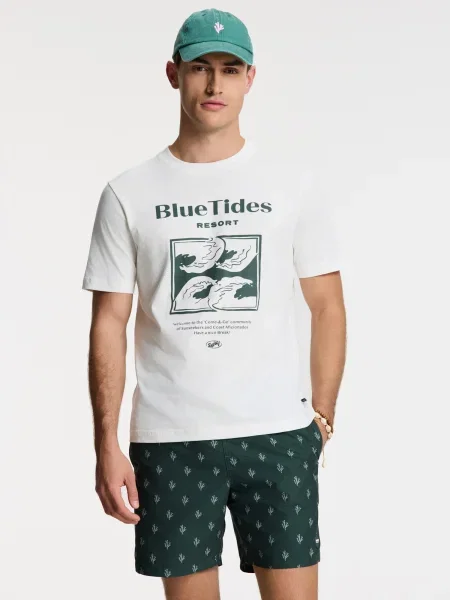 Shiwi Tricou Liam negru alb