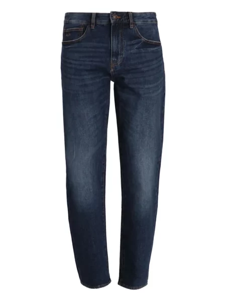 Blugi Armani Exchange cu autograf albastru