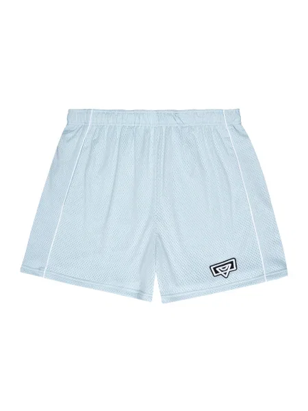 Bucketz Pantaloni albastru deschis / negru alb