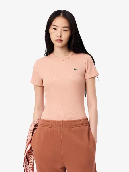 Футболка Lacoste бежевая