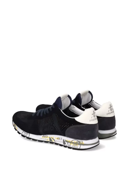Sneakerși Premiata din piele de căprioară albastru