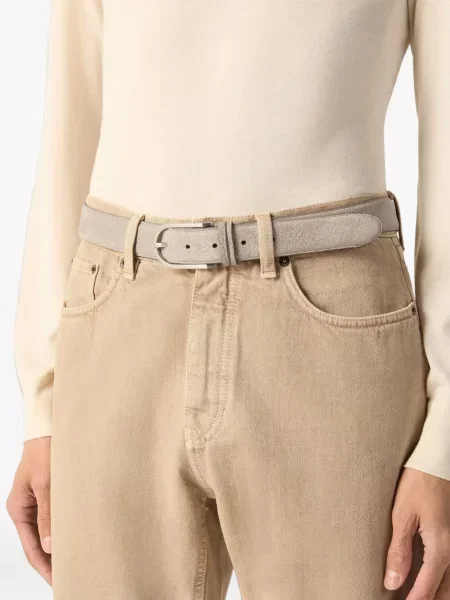 Cu centură curea Zegna din piele