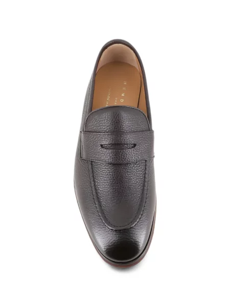 Pantofi loafer Henderson Baracco din piele maro