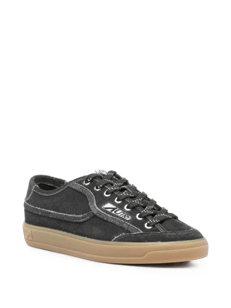 Sneakerși Autry din piele de căprioară negru