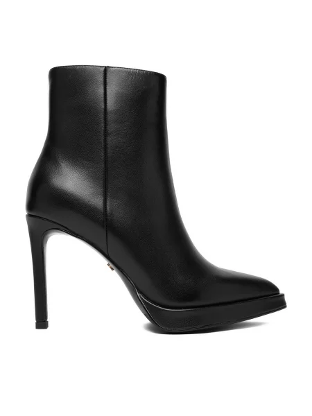 GINO ROSSI Škornji črna