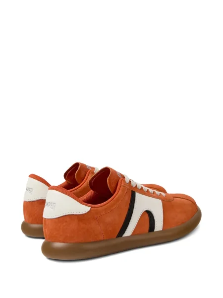 Sneakerși Camper din piele portocaliu