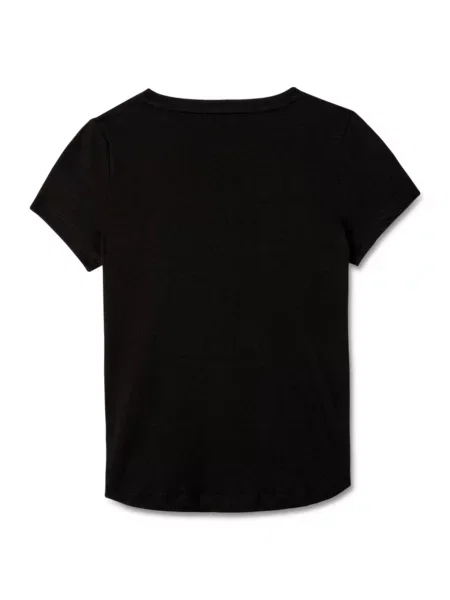 T-shirt z krótkim rękawem dziewczynki Puma ESS czarna