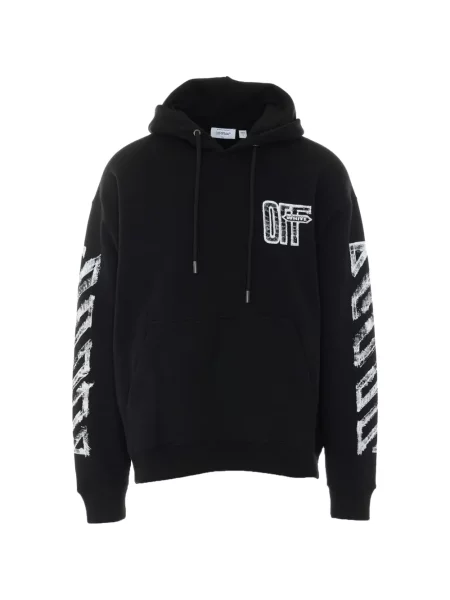 Hanorac cu glugă Off-white alb