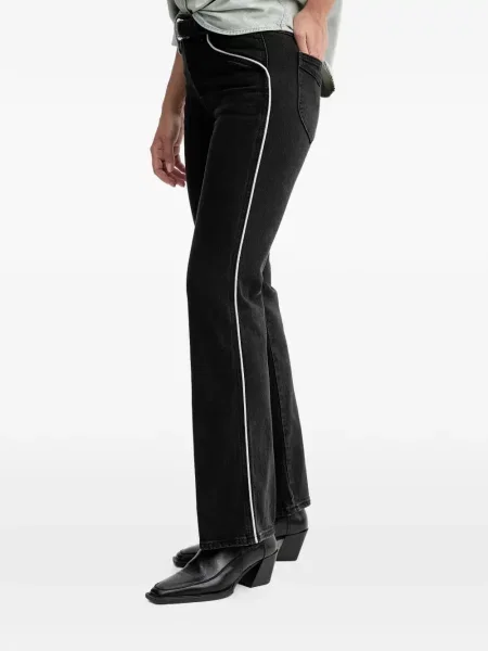 Blugi drepți Levi's® cu dungi negru