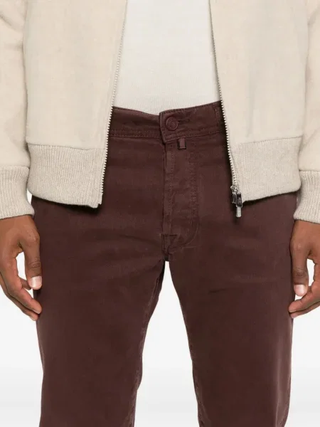 Pantaloni Jacob Cohën cu 5 buzunare maro