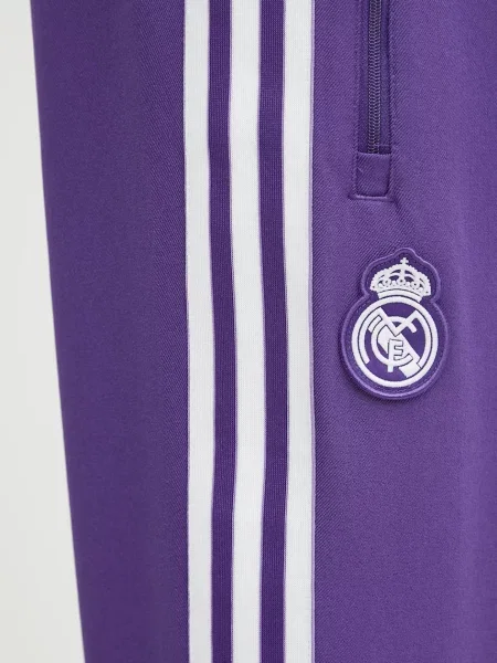 Спортивні штани adidas Originals REAL ICON TP з аплікацією фіолетовий