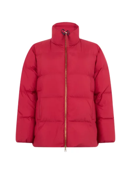 Scurt geacă cu puf Moncler roșu