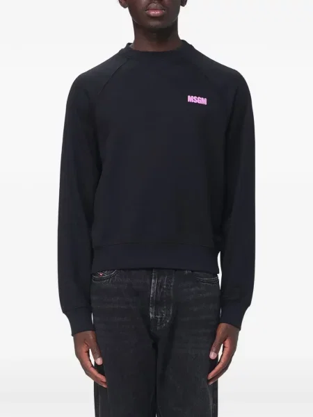 Суитчър Msgm с принт черно