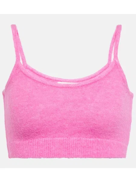 Top Marant Etoile wełniany różowy