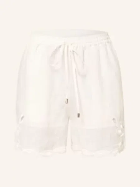 Princess Goes Hollywood Szorty Z Lnu weiss białe