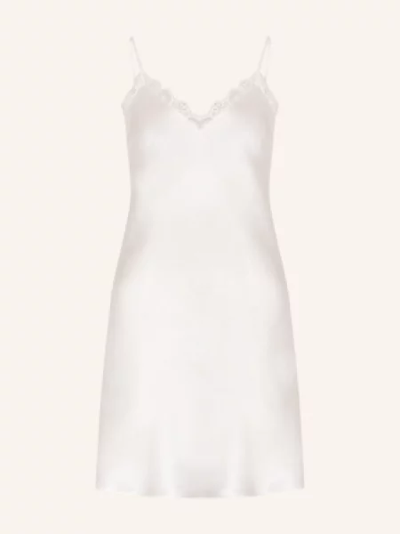 Simone Pérèle Negliż Love Me Z Jedwabiu beige biała