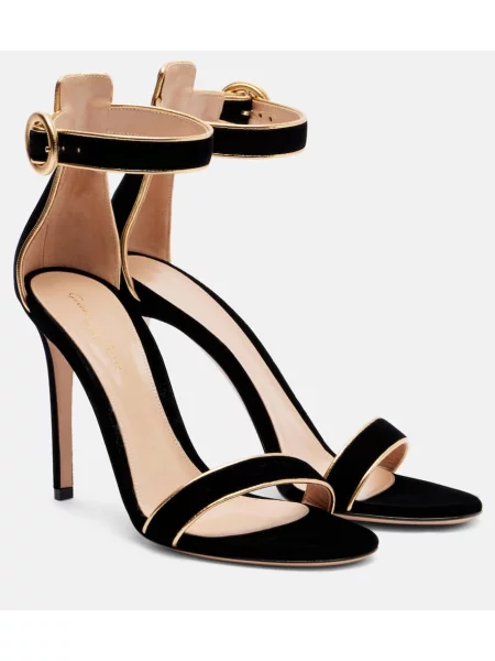 Sandale Gianvito Rossi din piele negru