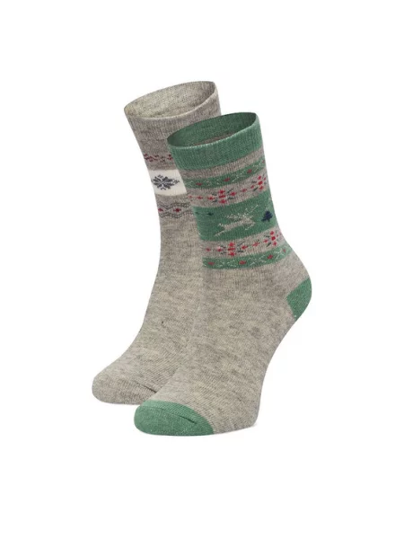 GINO ROSSI Довгі шкарпетки 2 PACK сірий